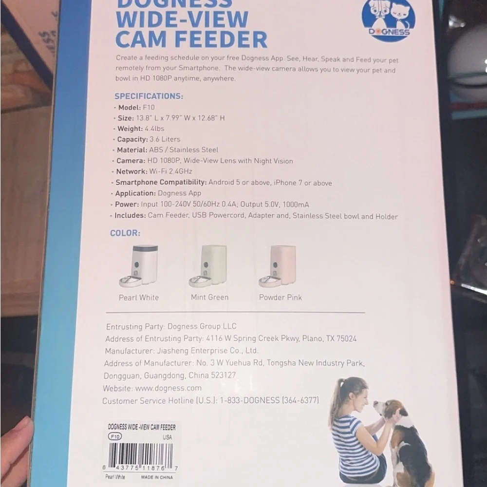 Wide-View Cam Feeder - White